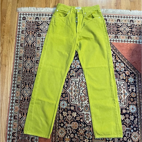 Agolde Matcha 90s Straight Leg Jeans - Picture 4 of 13